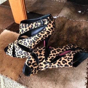 Betsy Johnson Leopard Heels